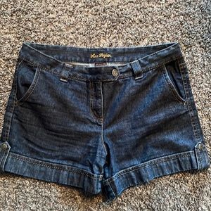 Denim shorts